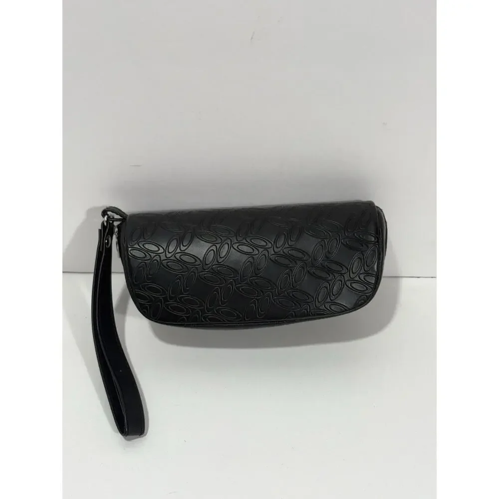 Oakley Logo Black‎ Soft Shell Zip-Around Glasses Sunglasses Case Wristlet
